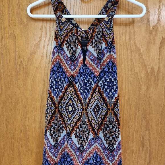 INC International Concepts Multicolor Geometric Tank Top - Picture 1 of 5